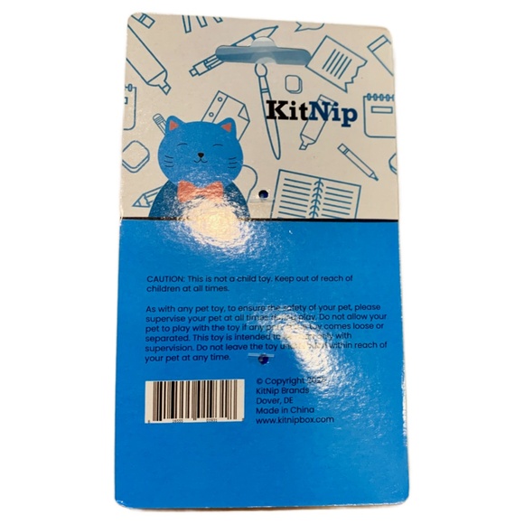 KitNip Kitty Cat Interactive Wand Catnip Filled Plush Bell Ring New Lot of 3 Toy - Picture 3 of 11